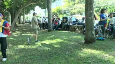 Venezolanos se concentran en el parque Mirador Sur en apoyo a la captura de Maduro
