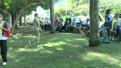 Venezolanos se concentran en el parque Mirador Sur en apoyo a la captura de Maduro
