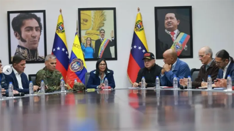 Delcy Rodríguez llama al diálogo y rechaza amenazas externas contra Venezuela