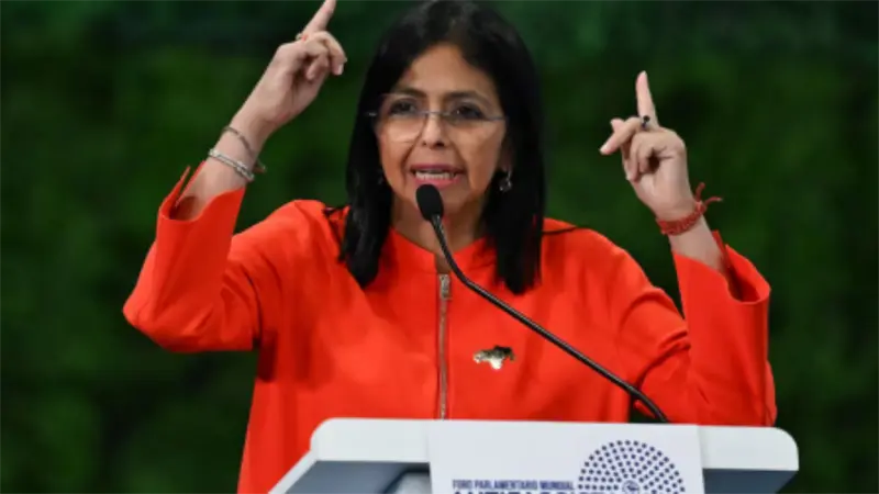 Delcy Rodr&iacute;guez: Vengo con dolor por el sufrimiento causado al pueblo venezolano