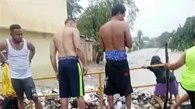 Fuertes lluvias provocan inundaciones y mantienen en alerta a San Felipe de Puerto Plata