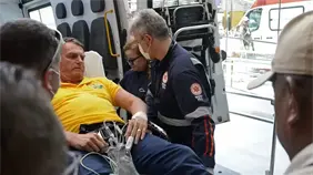Bolsonaro sufre heridas leves tras una ca&iacute;da en su celda
