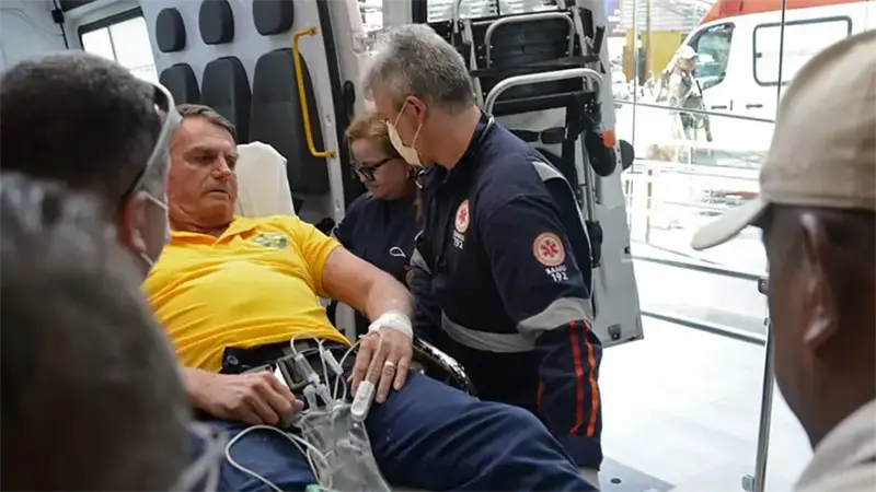 Bolsonaro sufre heridas leves tras una ca&iacute;da en su celda