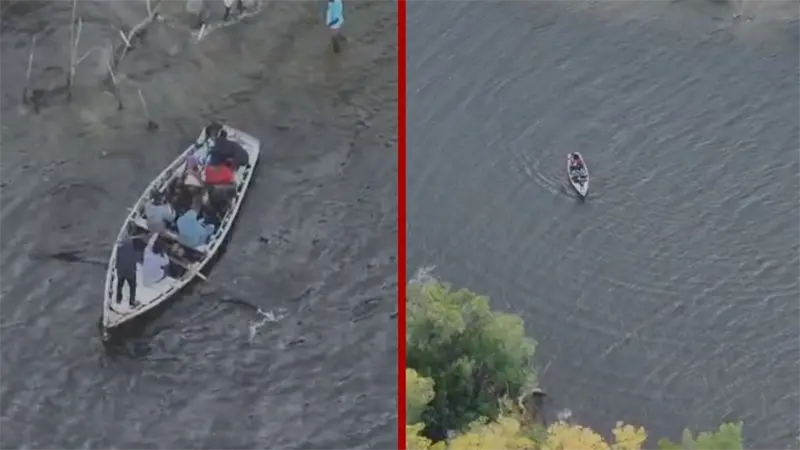 Ej&eacute;rcito detecta con drones a haitianos indocumentados en cruce irregular por r&iacute;o Masacre