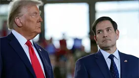 Trump opina que le parece bien que Marco Rubio sea el pr&oacute;ximo presidente de Cuba