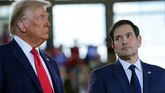 Trump opina que le parece bien que Marco Rubio sea el pr&oacute;ximo presidente de Cuba