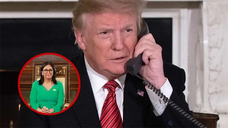 Trump revela que habl&oacute; con Delcy Rodr&iacute;guez sobre petr&oacute;leo, minerales y seguridad