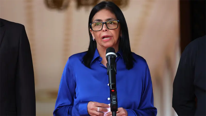 La presidenta encargada de Venezuela presenta el informe de gesti&oacute;n en nombre de Maduro