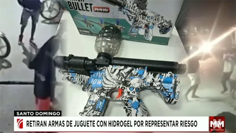 Retiran armas de juguete con hidrogel por representar riesgo