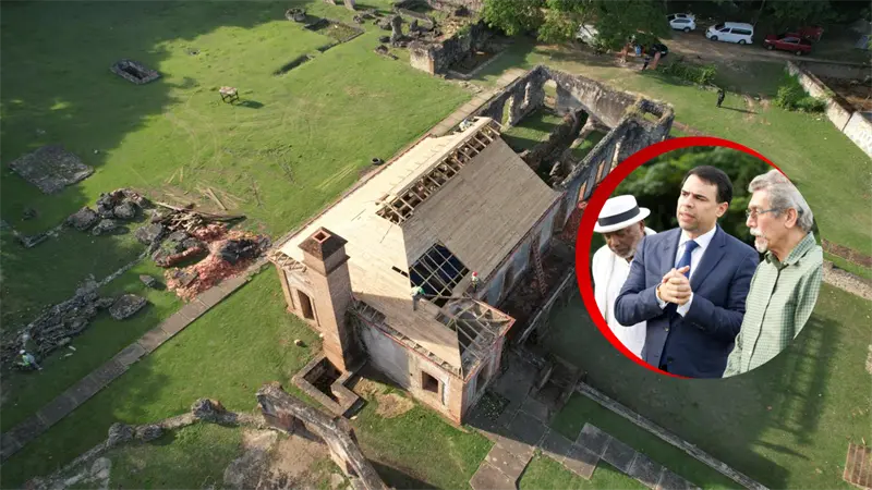 Roberto &Aacute;ngel Salcedo supervisa restauraci&oacute;n del hist&oacute;rico Ingenio Nigua en San Crist&oacute;bal