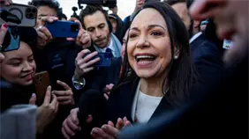 Mar&iacute;a Corina Machado trata de ganarse a Trump ofreci&eacute;ndole el Premio Nobel de la Paz