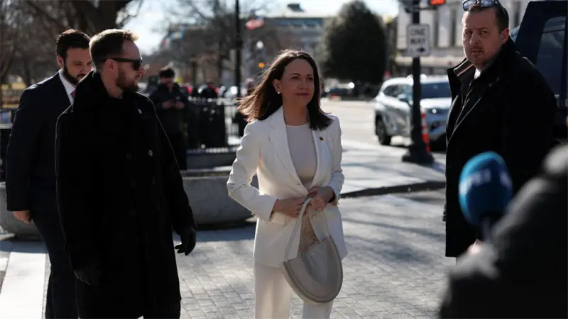 Oposici&oacute;n ve reuni&oacute;n entre Machado y Trump como reconocimiento a libertad de Venezuela