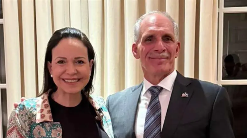 Presidente electo de Honduras se re&uacute;ne en EE.UU. con l&iacute;der venezolana Mar&iacute;a Corina Machado