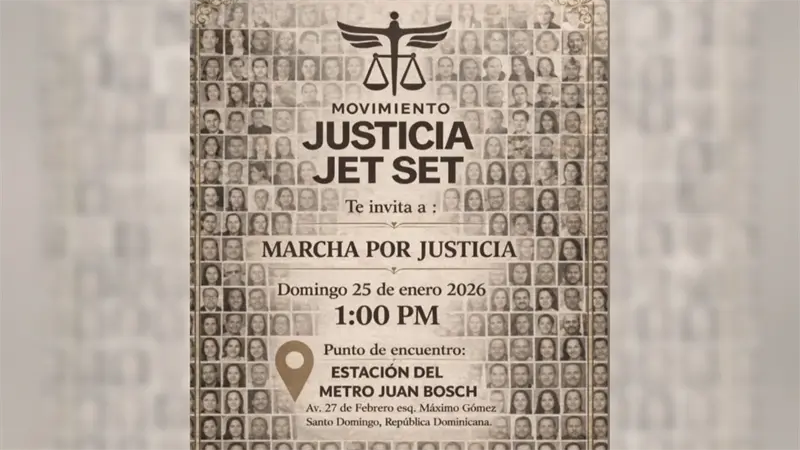 Movimiento Justicia Jet Set convoca a una marcha para el domingo 25