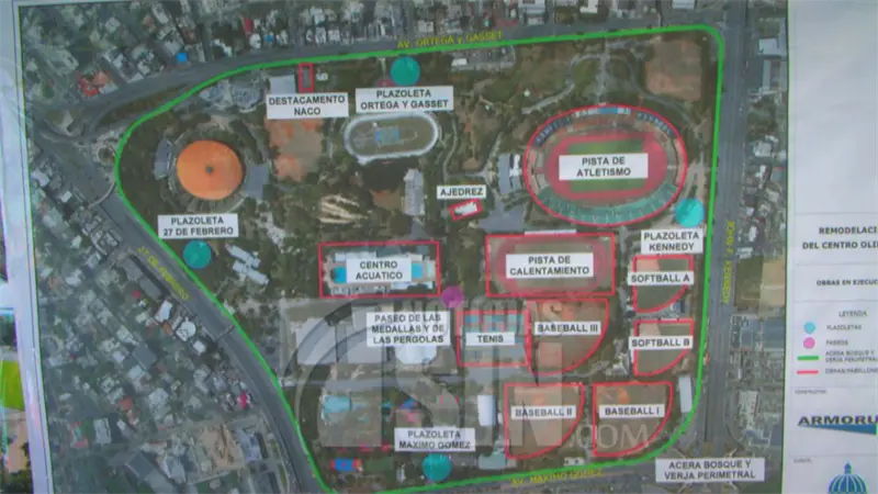 Estatus de obras para los Juegos Centroamericanos y del Caribe 2026