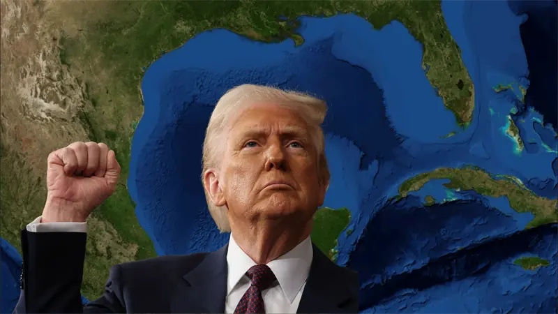 Trump bromea con ponerle su nombre al golfo de M&eacute;xico: A&uacute;n estamos a tiempo