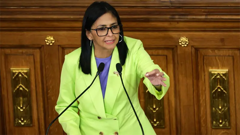 Delcy Rodr&iacute;guez dice que va a encarar las diferencias con EE.UU. sin temor alguno