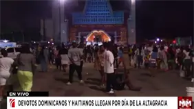 Devotos se congregan en la Bas&iacute;lica de Hig&uuml;ey en v&iacute;spera del D&iacute;a de la Altagracia