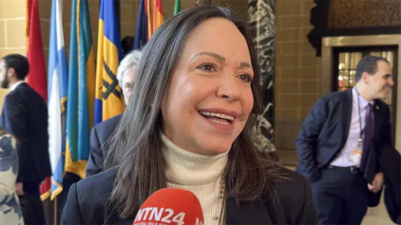 Mar&iacute;a Corina Machado dice que su principal objetivo ahora es regresar a Venezuela