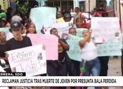 Reclaman justicia tras muerte de joven por presunta bala perdida