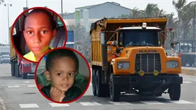 Habitantes de Cambita reclaman frenar paso de camiones tras muerte de menores