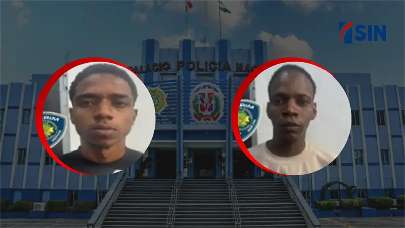 Capturan a "Johan" y "Esteroide" por asalto frente a una cl&iacute;nica en Los Alcarrizos