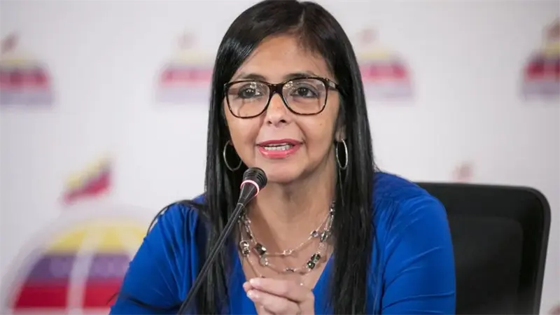 Delcy Rodr&iacute;guez propone convocar verdadero di&aacute;logo pol&iacute;tico que incluya a la oposici&oacute;n