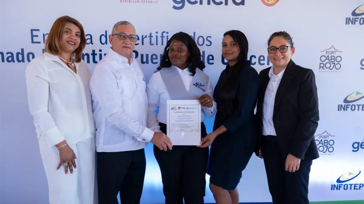 INFOTEP gradúa a 63 participantes del primer Diplomado Distintivo del Puerto de Cruceros de Cabo Rojo