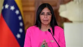 Delcy Rodr&iacute;guez dice que Venezuela debe convertirse en potencia productora de petr&oacute;leo