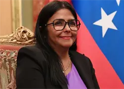 "Ya basta": Delcy Rodr&iacute;guez desaf&iacute;a las &oacute;rdenes de Estados Unidos