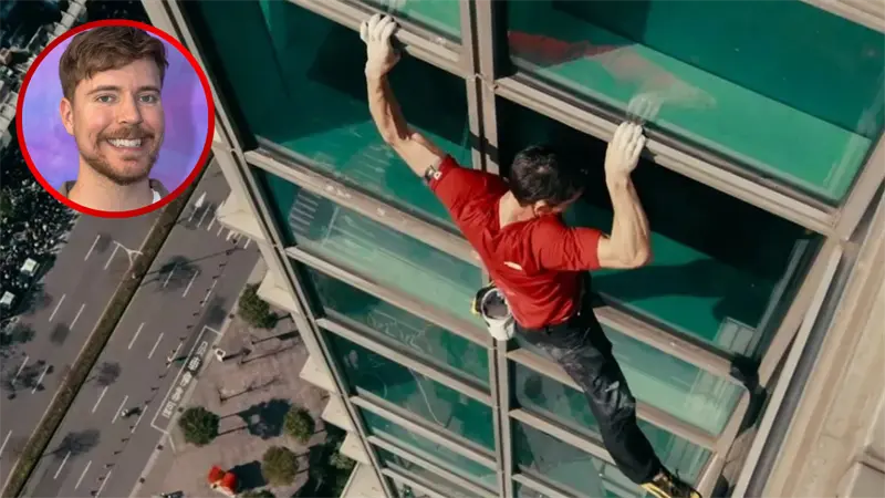 Alex Honnold escala el Taipei 101 por USD 500,000 y MrBeast critica la cifra en redes