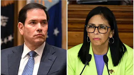 Rubio se&ntilde;ala que Delcy Rodr&iacute;guez no fue imputada por narcotr&aacute;fico a diferencia de Maduro