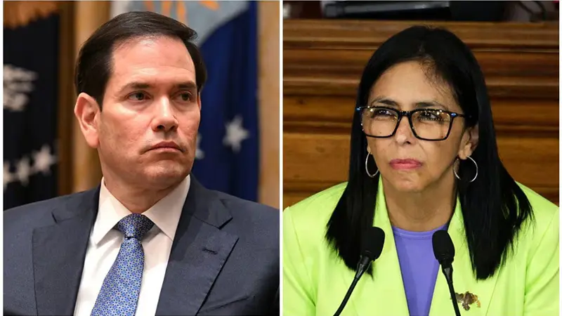 Rubio se&ntilde;ala que Delcy Rodr&iacute;guez no fue imputada por narcotr&aacute;fico a diferencia de Maduro