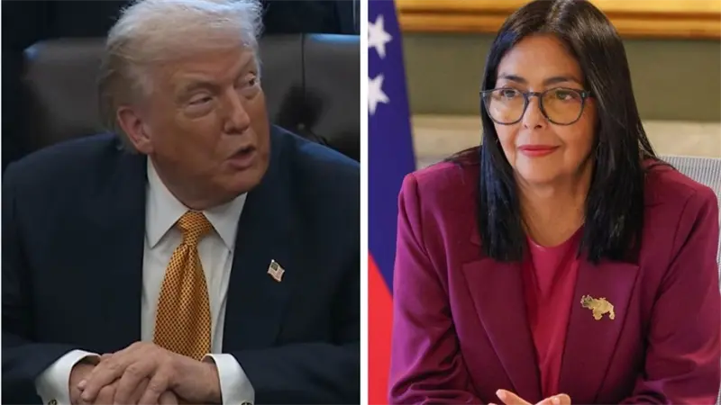 Delcy Rodr&iacute;guez anuncia desbloqueo de activos venezolanos en EE.UU. tras di&aacute;logo con Trump