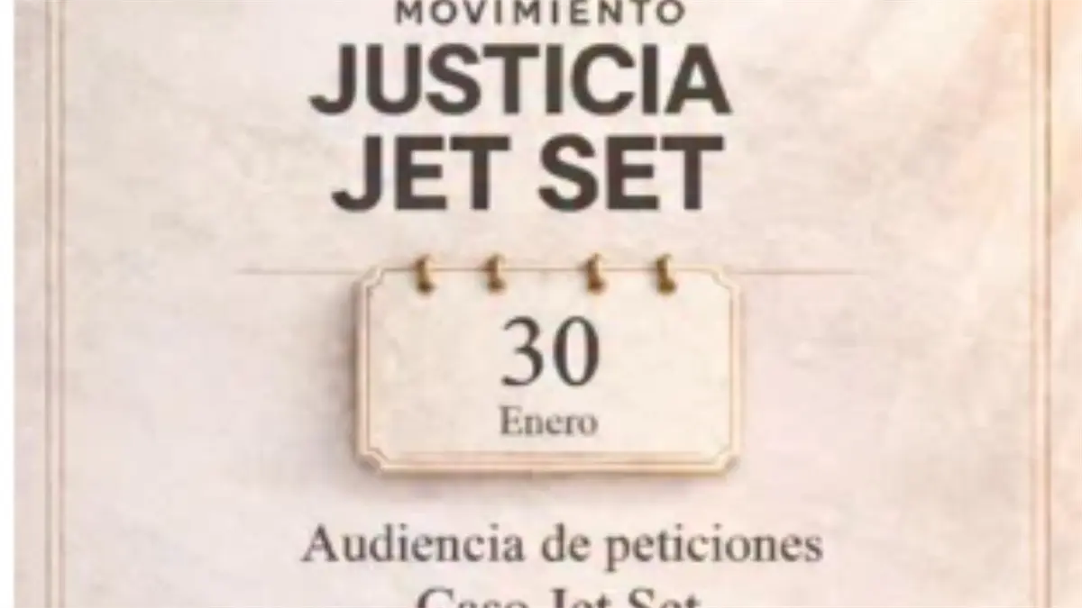 Movimiento Justicia Jet Set convoca a acompañar audiencia del caso Jet Set este viernes