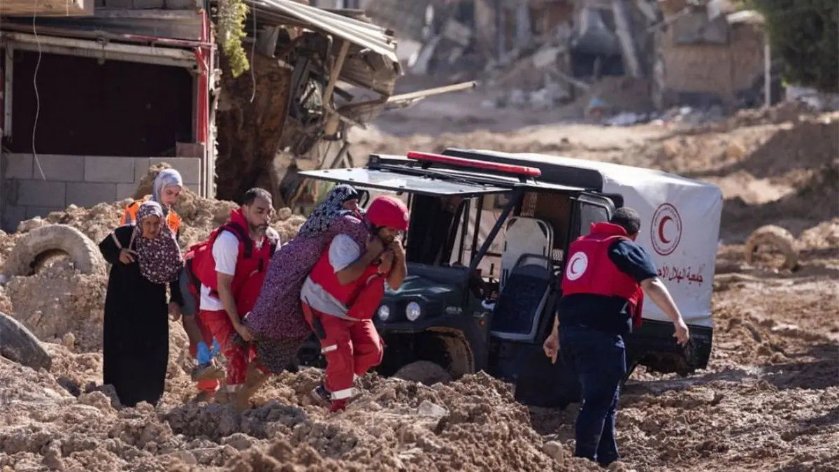 Restricciones paso materiales Gaza.