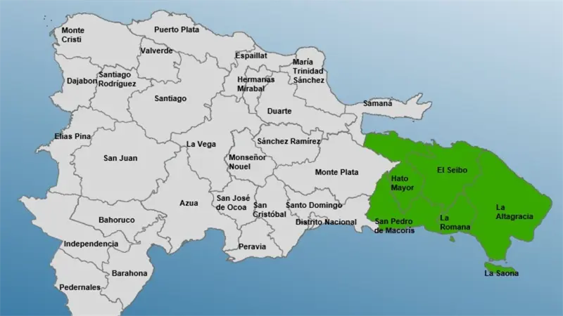 COE emite alerta verde para cinco provincias por lluvias y posibles inundaciones