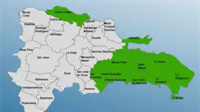 COE ampl&iacute;a alerta verde para varias provincias y el Distrito Nacional por lluvias