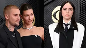 Celebridades protestan contra ICE en los Grammy con pins fuera ICE en Los &Aacute;ngeles