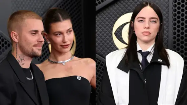 Celebridades protestan contra ICE en los Grammy con pins fuera ICE en Los &Aacute;ngeles