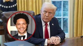 Trump amenaza con denunciar a Trevor Noah por decir que estuvo en la isla de Epstein