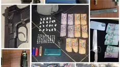 Diez arrestados y armas ilegales ocupadas durante operativo policial en Santiago