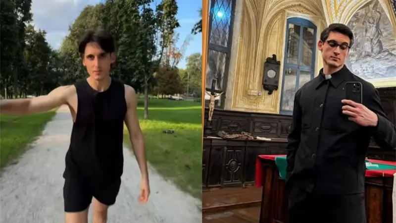 Un cura influencer italiano deja el sacerdocio entre cr&iacute;ticas por sus v&iacute;deos fitness