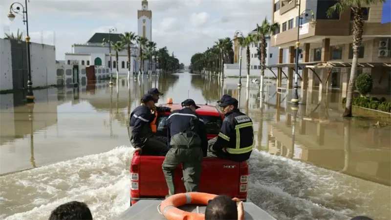 M&aacute;s de 50,000 personas evacuadas por las inundaciones en el norte de Marruecos