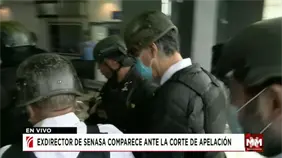 Exdirector de Senasa comparece ante la corte de apelaci&oacute;n