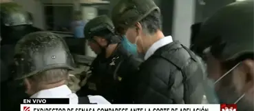 Exdirector de Senasa comparece ante la corte de apelaci&oacute;n