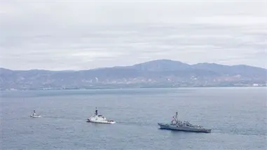 Buques de guerra de EE. UU. llegan a Hait&iacute;