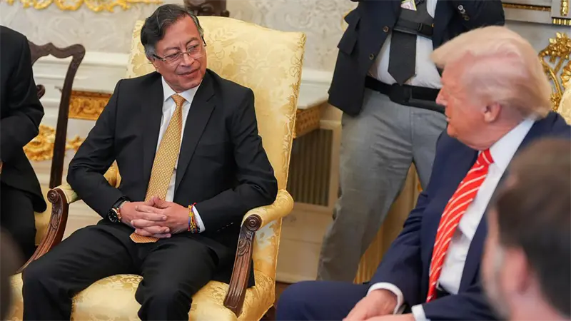 Trump y Petro entierran el hacha de guerra tras un a&ntilde;o de insultos