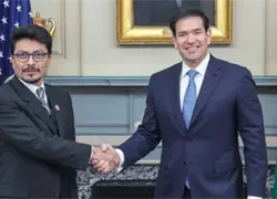 Canciller de Bolivia se re&uacute;ne con Rubio y destaca fortalecimiento de relaciones con EE.UU.