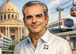 Creatividad digital: Abinader comparte ilustraci&oacute;n generada con IA en redes sociales